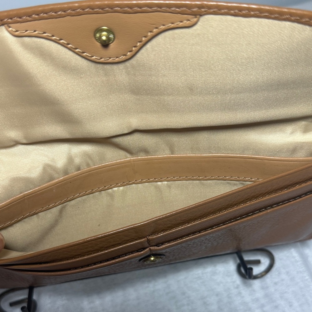 Coach Tan Leather Clutch - Picture 5 of 5